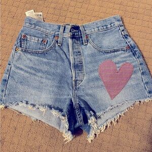Levi size 27 high waisted shorts